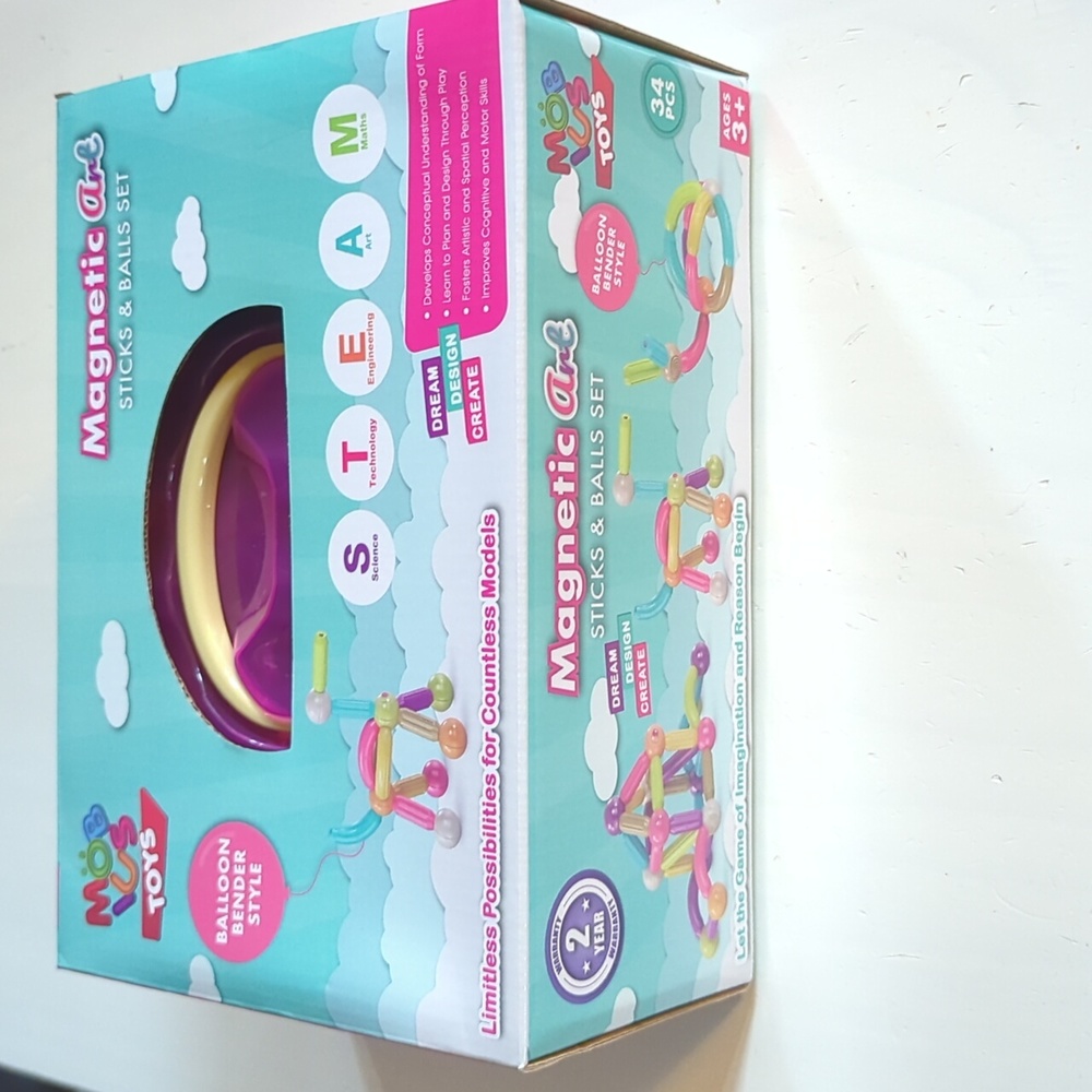 New Mobius Magnetic Art Sticks and Balls Set